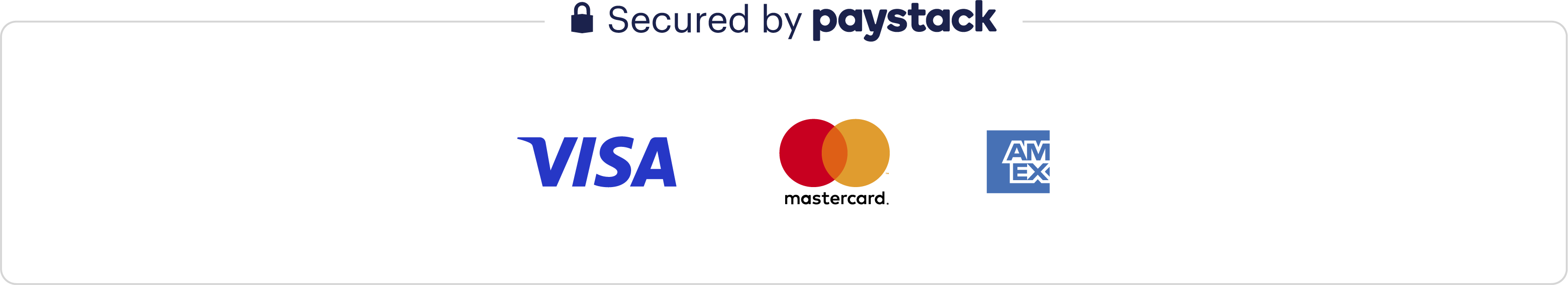 Paystack - Accepted Payment Methods